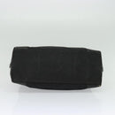 BALLY Hand Bag Nylon 2way Black Silver Auth ti2995-5