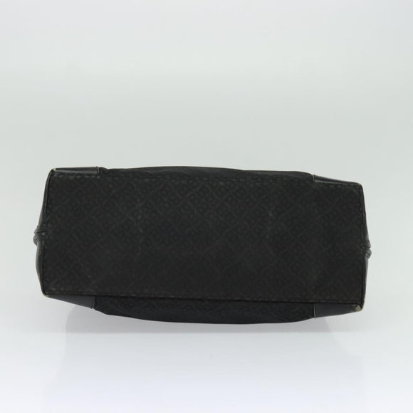 BALLY Hand Bag Nylon 2way Black Silver Auth ti2995