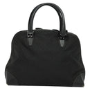 BALLY Hand Bag Nylon 2way Black Silver Auth ti2995-13