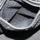 BALLY Hand Bag Nylon 2way Black Silver Auth ti2995-20