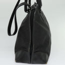 BALLY Hand Bag Nylon 2way Black Silver Auth ti2995-4