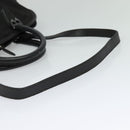 BALLY Hand Bag Nylon 2way Black Silver Auth ti2995-9