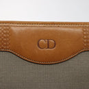 Christian Dior Clutch Bag PVC Gray Auth ti2996-14
