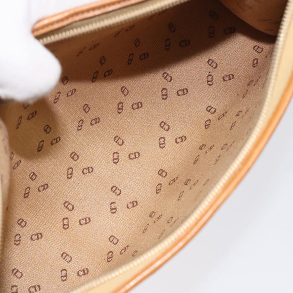 Christian Dior Clutch Bag PVC Gray Auth ti2996