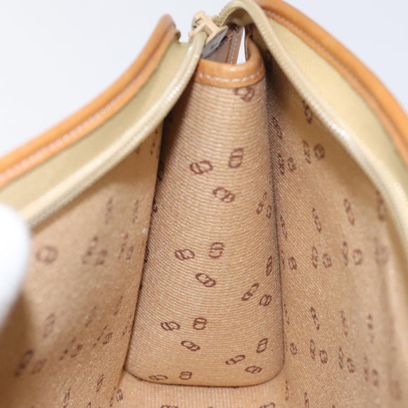 Christian Dior Clutch Bag PVC Gray Auth ti2996