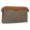 Christian Dior Clutch Bag PVC Gray Auth ti2996-1