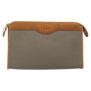 Christian Dior Clutch Bag PVC Gray Auth ti2996-13