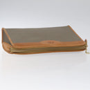 Christian Dior Clutch Bag PVC Gray Auth ti2996-5