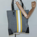 BURBERRY Blue Label Tote Bag Canvas Gray Auth ti2997-19