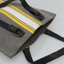 BURBERRY Blue Label Tote Bag Canvas Gray Auth ti2997-6