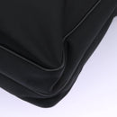 BURBERRY Business Bag Nylon Black Silver Auth ti2998-16