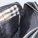 BURBERRY Business Bag Nylon Black Silver Auth ti2998-21