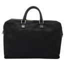 BURBERRY Business Bag Nylon Black Silver Auth ti2998-2
