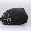 BURBERRY Business Bag Nylon Black Silver Auth ti2998-3