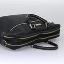 BURBERRY Business Bag Nylon Black Silver Auth ti2998-6