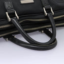 BURBERRY Business Bag Nylon Black Silver Auth ti2998-7