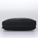 BURBERRY Business Bag Nylon Black Silver Auth ti2998-5