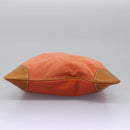 BURBERRY Shoulder Bag Suede Leather Orange Auth ti3004-5