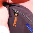 BURBERRY Shoulder Bag Suede Leather Orange Auth ti3004-21