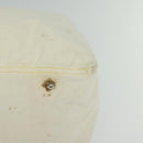 FENDI Hand Bag Canvas White Silver Auth ti3016-14