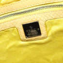 FENDI Hand Bag Canvas White Silver Auth ti3016-10