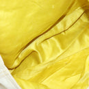 FENDI Hand Bag Canvas White Silver Auth ti3016-11