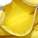 FENDI Hand Bag Canvas White Silver Auth ti3016-19