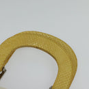 FENDI Hand Bag Canvas White Silver Auth ti3016-8