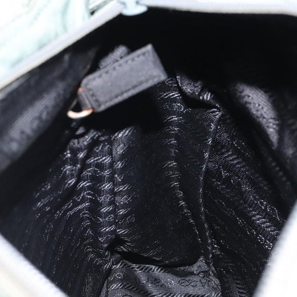 PRADA Tote Bag Nylon Green Auth ti3020