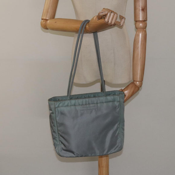 PRADA Tote Bag Nylon Green Auth ti3020