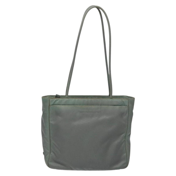 PRADA Tote Bag Nylon Green Auth ti3020
