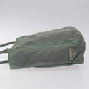 PRADA Tote Bag Nylon Green Auth ti3020-4