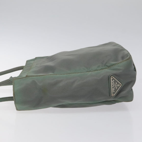 PRADA Tote Bag Nylon Green Auth ti3020