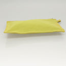 HERMES Bora Bora Pouch Canvas 2Set Pink Yellow Auth ti3022-14