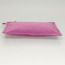 HERMES Bora Bora Pouch Canvas 2Set Pink Yellow Auth ti3022-6