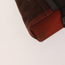 HERMES Hand Bag Canvas 3Set Red Navy Auth ti3026-17