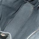 HERMES Hand Bag Canvas 3Set Red Navy Auth ti3026-26