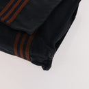 HERMES Hand Bag Canvas 3Set Red Navy Auth ti3026-8