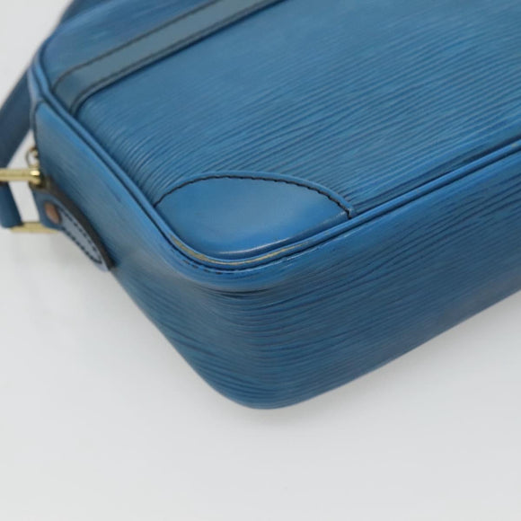 LOUIS VUITTON Epi Trocadero 23 Shoulder Bag Blue M52305 LV Auth ti3029