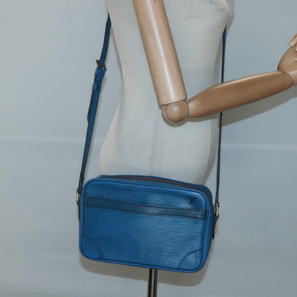 LOUIS VUITTON Epi Trocadero 23 Shoulder Bag Blue M52305 LV Auth ti3029