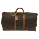 LOUIS VUITTON Monogram Keepall Bandouliere 60 Boston Bag M41412 LV Auth ti3031-13