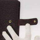 LOUIS VUITTON Taiga Agenda MM Day Planner Cover Acajou R20416 LV Auth ti3036-18