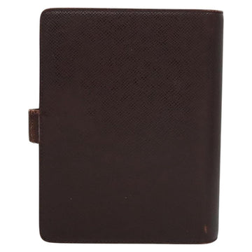 LOUIS VUITTON Taiga Agenda MM Day Planner Cover Acajou R20416 LV Auth ti3036 - 0