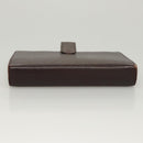 LOUIS VUITTON Taiga Agenda MM Day Planner Cover Acajou R20416 LV Auth ti3036-4