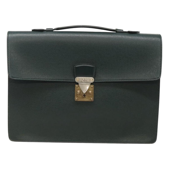 LOUIS VUITTON Taiga Serviette Kourad Business Bag Epicea M30074 LV Auth ti3037