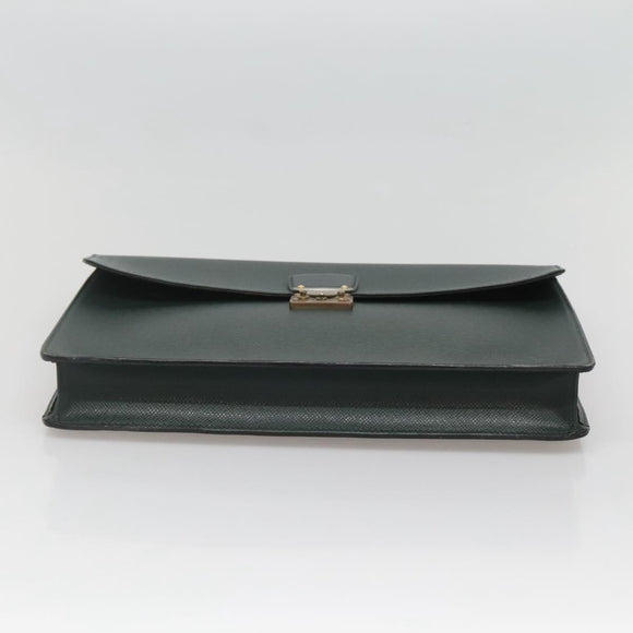 LOUIS VUITTON Taiga Serviette Kourad Business Bag Epicea M30074 LV Auth ti3037
