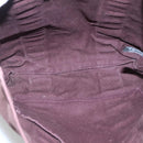 HERMES Fourre Tout Cabas Tote Bag Canvas Bordeaux Auth ti3044-14