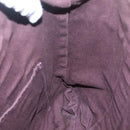 HERMES Fourre Tout Cabas Tote Bag Canvas Bordeaux Auth ti3044-16