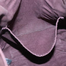 HERMES Fourre Tout Cabas Tote Bag Canvas Bordeaux Auth ti3044-17