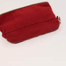 HERMES Bolide Pouch Canvas 6Set Orange Brown Red Auth ti3047-10